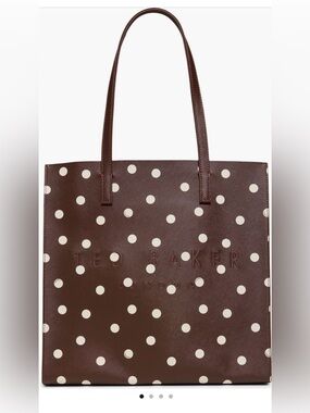 Ted Baker London large  Soocon Faux Leather Tote Polka dot